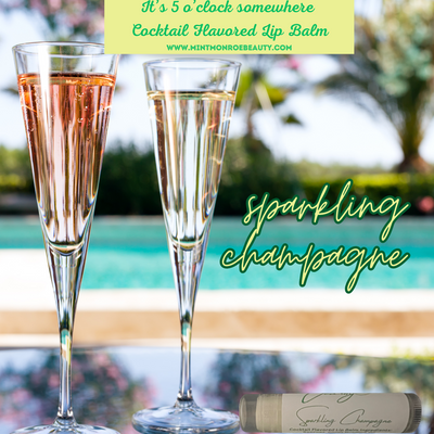SPARKLING CHAMPAGNE Cocktail Flavored Lip Balm